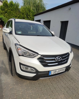 Hyundai Santa Fe cena 52500 przebieg: 109000, rok produkcji 2013 z Lublin małe 436